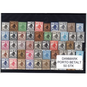 Danmark - Porto Betalt - Klip 50 Stk.