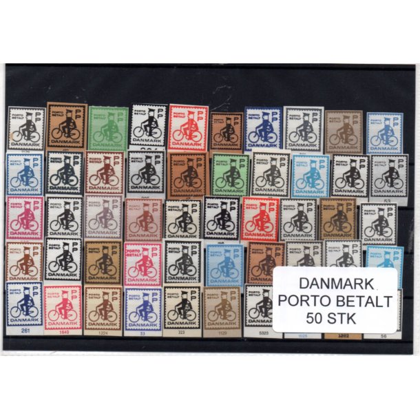 Danmark - Porto Betalt - Klip 50 Stk.