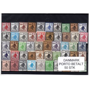 Danmark - Porto Betalt - Klip 50 Stk.