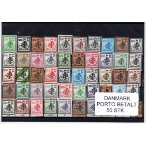 Danmark - Porto Betalt - Klip 50 Stk.