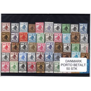 Danmark - Porto Betalt - Klip 50 Stk.