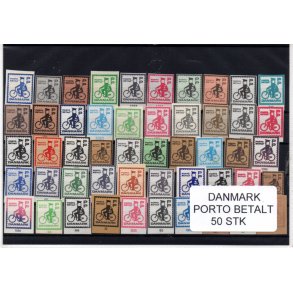 Danmark - Porto Betalt - Klip 50 Stk.