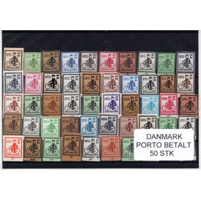 Danmark - Porto Betalt - Klip 50 Stk.