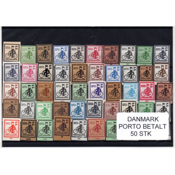 Danmark - Porto Betalt - Klip 50 Stk.