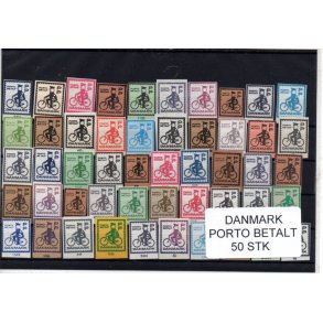 Danmark - Porto Betalt - Klip 50 Stk.
