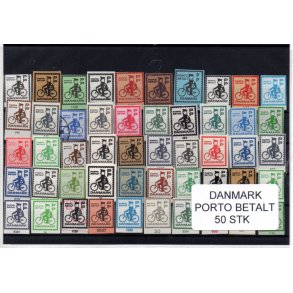 Danmark - Porto Betalt - Klip 50 Stk.