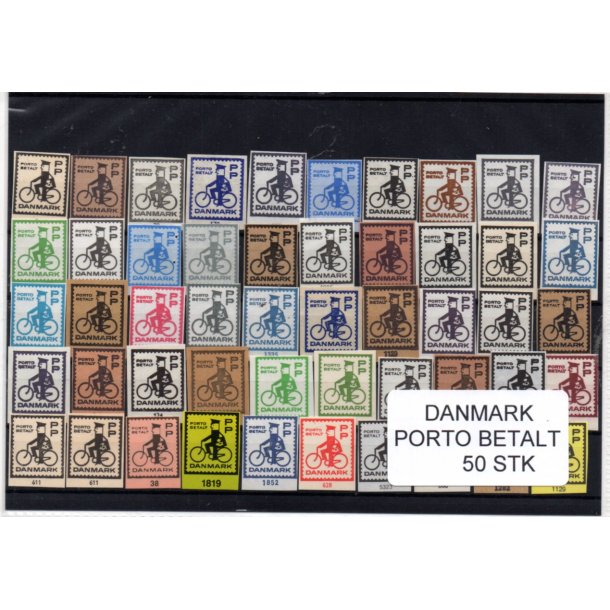 Danmark - Porto Betalt - Klip 50 Stk.