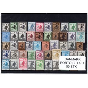 Danmark - Porto Betalt - Klip 50 Stk.