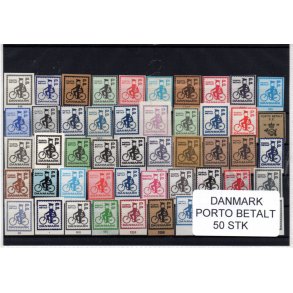 Danmark - Porto Betalt - Klip 50 Stk.