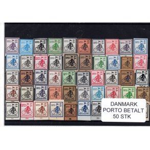 Danmark - Porto Betalt - Klip 50 Stk.