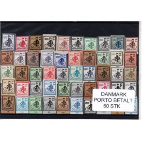 Danmark - Porto Betalt - Klip 50 Stk.
