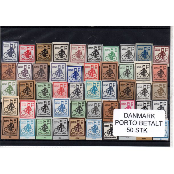 Danmark - Porto Betalt - Klip 50 Stk.
