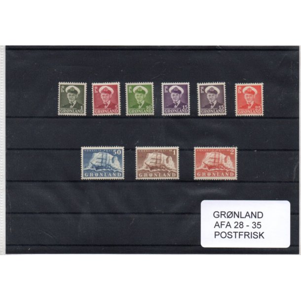 Grnland - Afa 28 - 35 - Postfrisk
