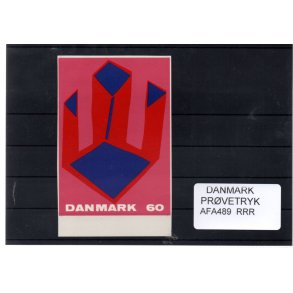 Danmark Prvetryk af AFA 489 - RRR 