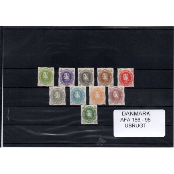 Danmark Samling - AFA 186 - 95 - Ubrugt