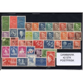 Danmark Samling - 42 Stk. Postfrisk