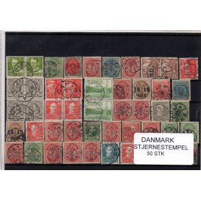 Stjernestempel Parti - 50 Stk.