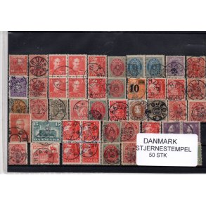 Stjernestempel Parti - 50 Stk.