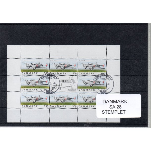Danmark - Smark  SA 28 - Stemplet