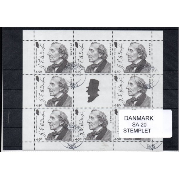 Danmark - Smark SA 20 - Stemplet