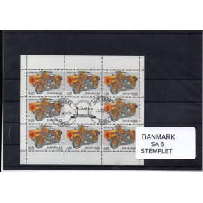 Danmark - Smark  SA 6 - Stemplet