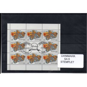 Danmark - Smark  SA 6 - Stemplet