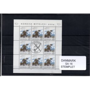 Danmark - Smark SA 16 - Stemplet