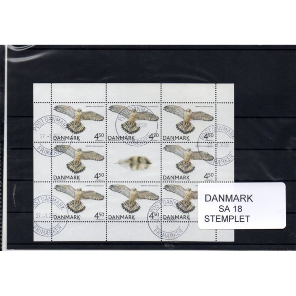 Danmark - Smark SA 18 - Stemplet