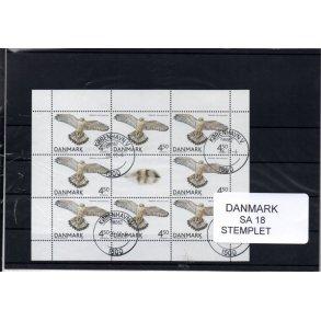 Danmark - Smark SA 18 - Stemplet