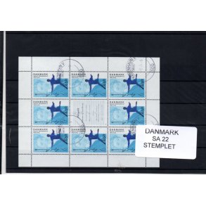 Danmark - Smark SA 22 - Stemplet