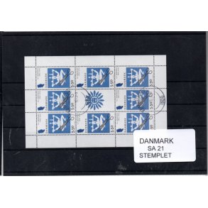 Danmark - Smark SA 21 - Stemplet