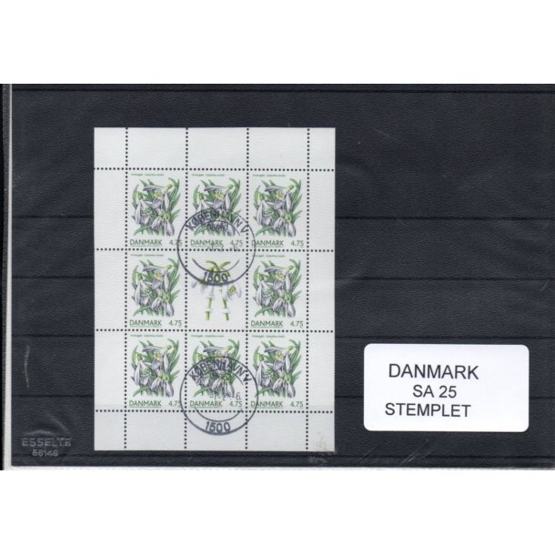 Danmark - Smark SA 25 - Stemplet