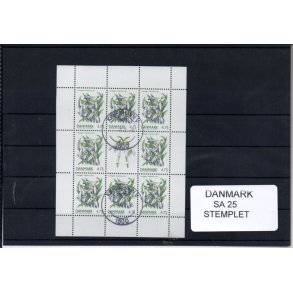 Danmark - Smark SA 25 - Stemplet