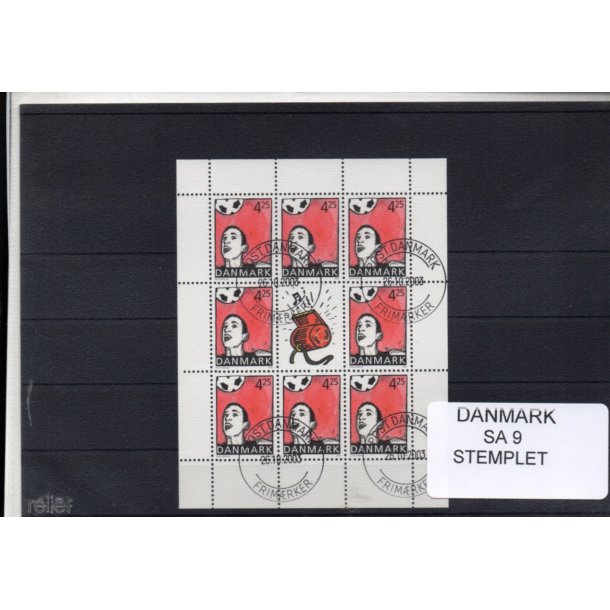 Danmark - Smark SA 9 - Stemplet