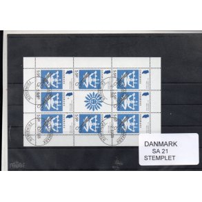 Danmark - Smark SA 21 - Stemplet