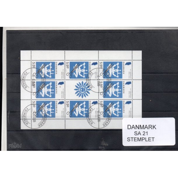 Danmark - Smark SA 21 - Stemplet
