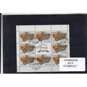 Danmark - Smark  SA 6 - Stemplet