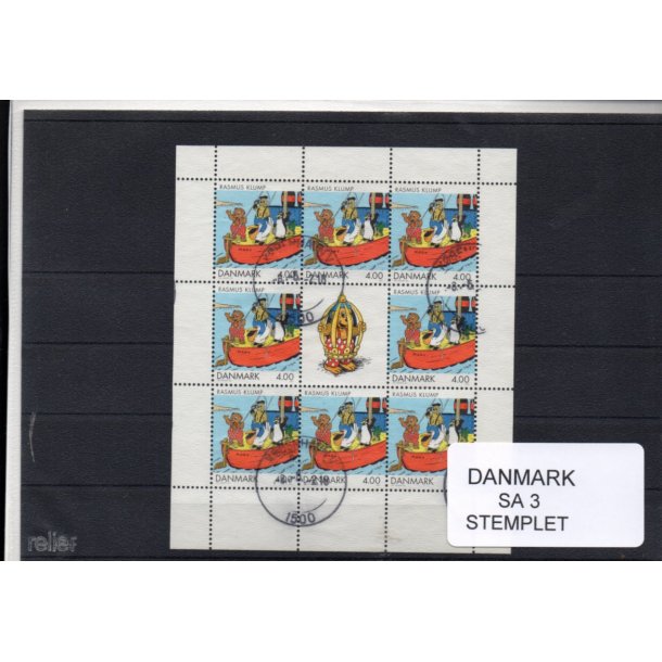 Danmark - Smark SA 3 - Stemplet