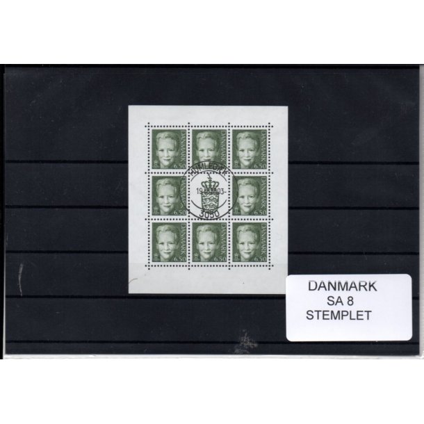 Danmark - Smark SA 8 - Stemplet