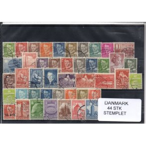 Danmark Samling - 44 Stk. Stemplet