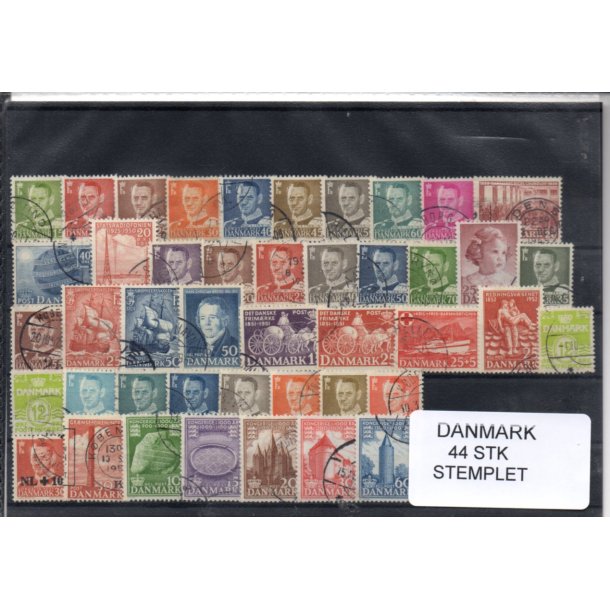 Danmark Samling - 44 Stk. Stemplet