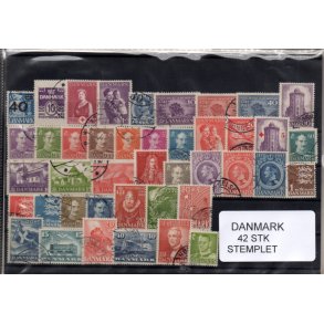 Danmark Samling - 42 Stk. Stemplet