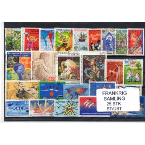 Frankrig Samling - 25 Stk. Ubrugt