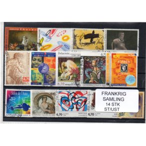 Frankrig Samling - 14 Stk. Ubrugt