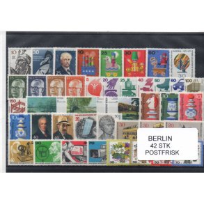 Berlin Samling - 42 Stk. Forskellige Postfrisk