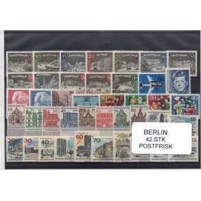 Berlin Samling - 42 Stk. Forskellige Postfrisk