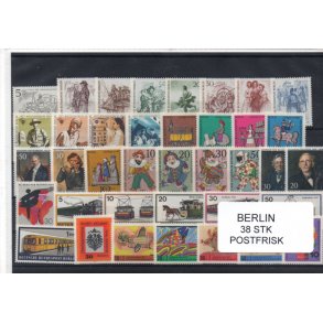 Berlin Samling - 38 Stk. Forskellige Postfrisk