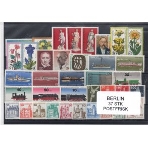 Berlin Samling - 37 Stk. Forskellige Postfrisk