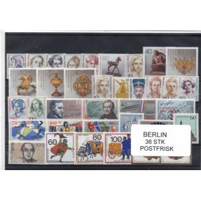 Berlin Samling - 36 Stk. Forskellige Postfrisk