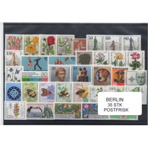 Berlin Samling - 35 Stk. Forskellige Postfrisk